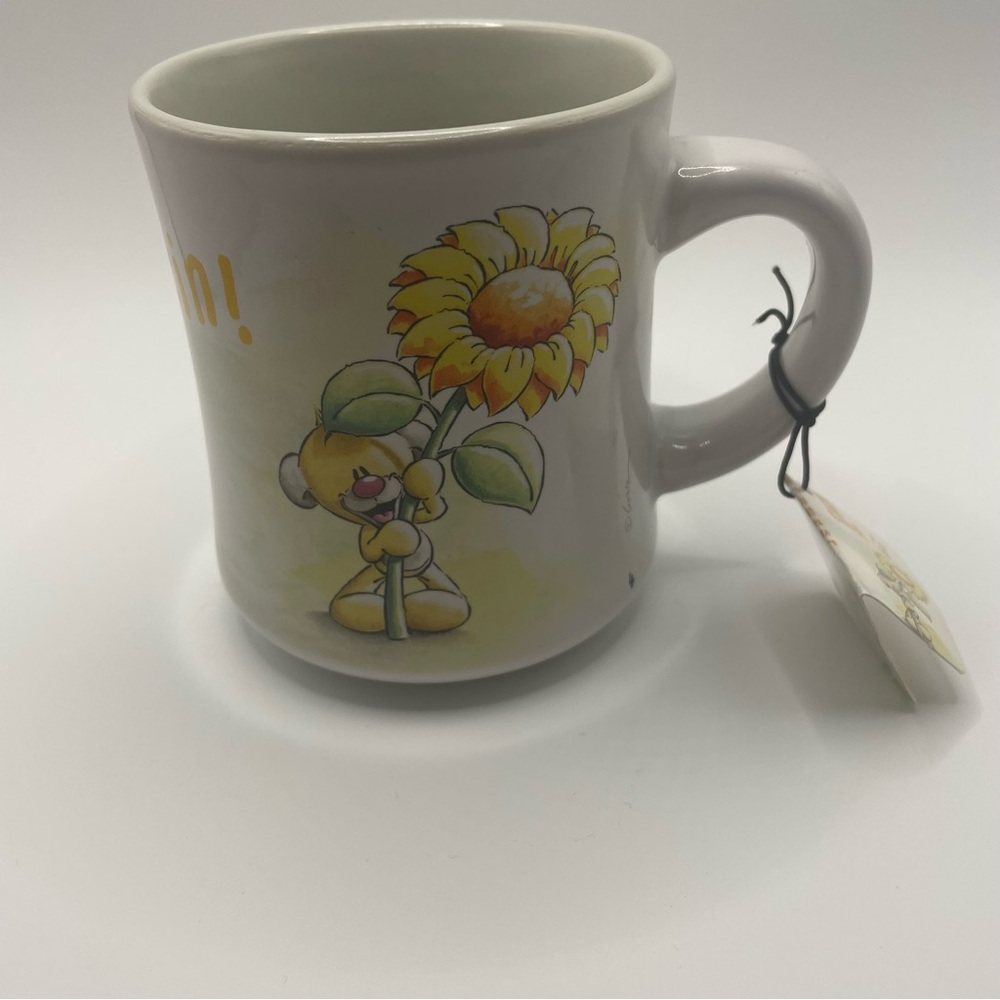 Thomas Goletz Pimboli Sunflower Ceramic Mug Rare Depesche Germany